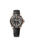 Aero-Sport Luxury Watch - Rose Gold & Rubber Strap